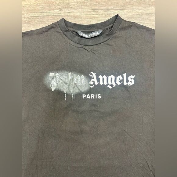 NWOT Palm Angels Men’s Sprayed T-shirt Size XL Made in Italy - Picture 5 of 6